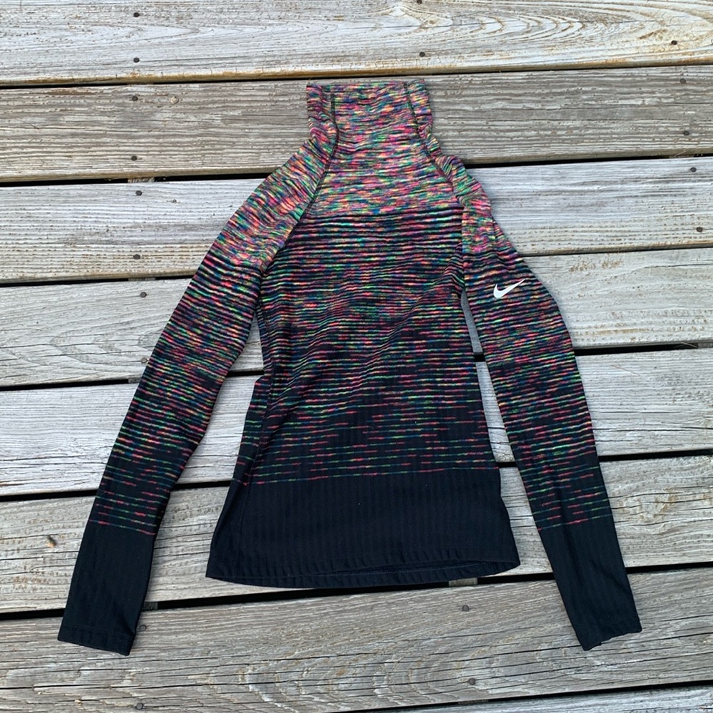Multicolor nike turtleneck warm base layer